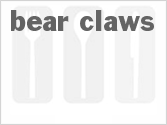 recipe for bear claws