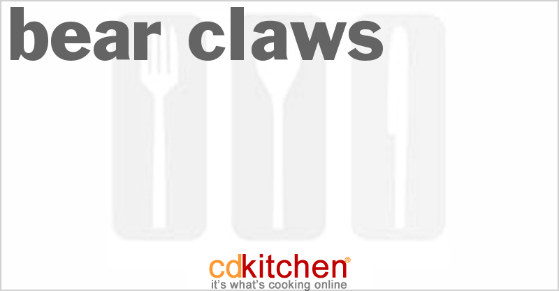 Bear Claws - CDKitchen.com