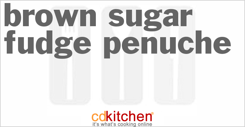 Brown Sugar Fudge Penuche - CDKitchen.com