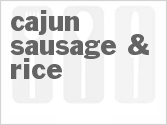 recipe for cajun sausage & rice