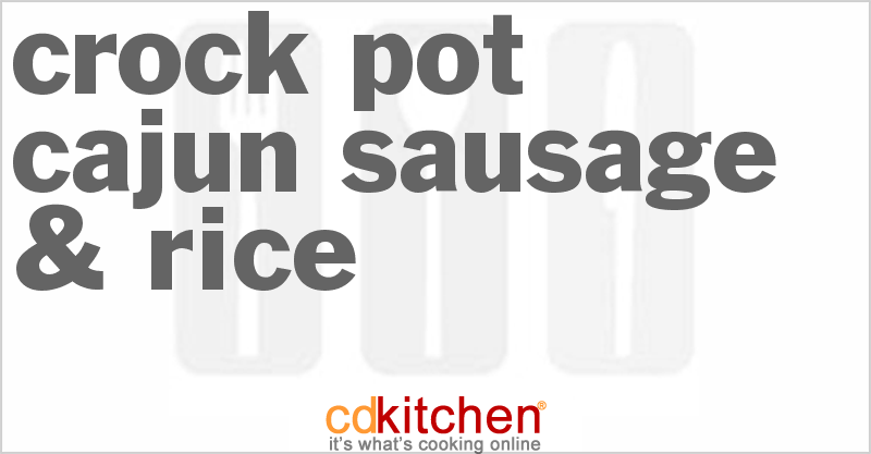 Cajun Sausage & Rice - CDKitchen.com
