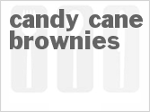 recipe for candy cane brownies