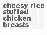recipe for cheesy rice-stuffed chicken breasts