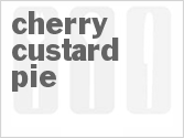 recipe for cherry custard pie