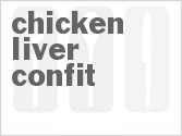 recipe for chicken liver confit