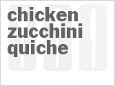 recipe for chicken zucchini quiche