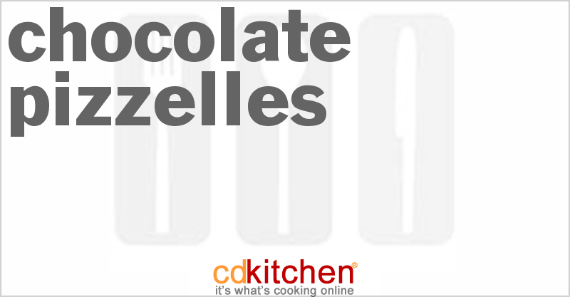 Chocolate Pizzelles - CDKitchen.com