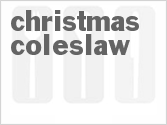 recipe for christmas coleslaw
