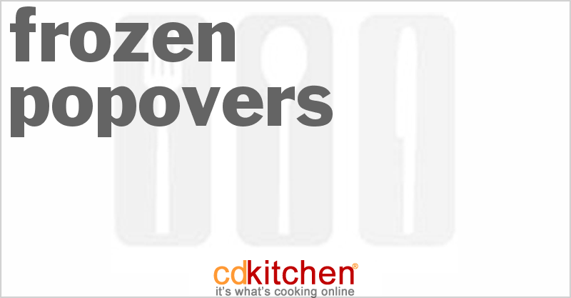 Frozen Popovers - CDKitchen.com