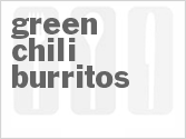 recipe for green chili burritos