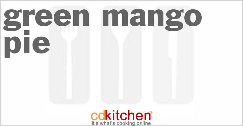 Green Mango Pie - CDKitchen.com