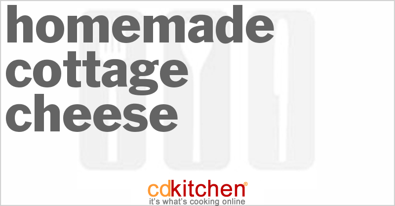 Homemade Cottage Cheese - CDKitchen.com
