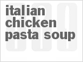 recipe for italian chicken pasta soup