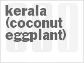 recipe for kerala (coconut eggplant)
