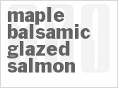 recipe for maple-balsamic glazed salmon