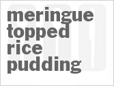 recipe for meringue-topped rice pudding