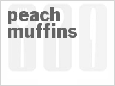 recipe for peach muffins
