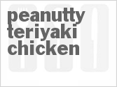 recipe for peanutty teriyaki chicken
