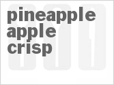 recipe for pineapple apple crisp