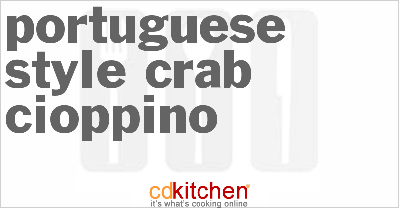 Portuguese-Style Crab Cioppino - CDKitchen.com
