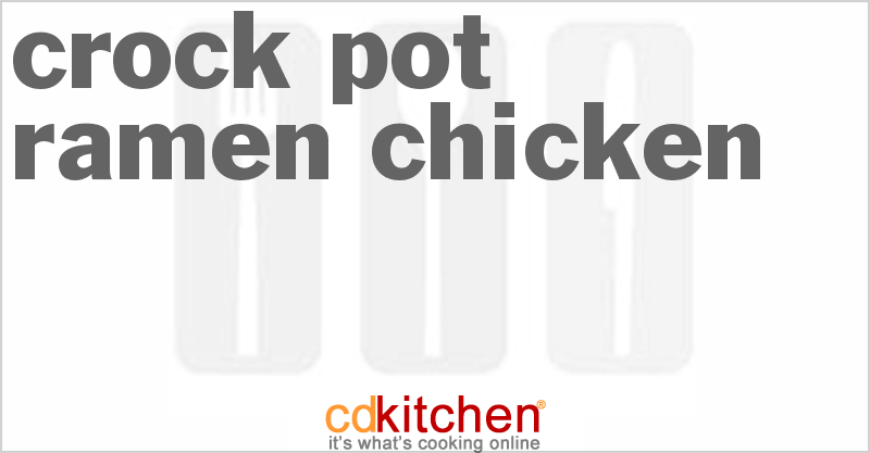 Ramen Chicken - CDKitchen.com