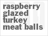 recipe for slow cooker raspberry glazed turkey meat balls