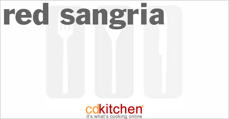Red Sangria - CDKitchen.com