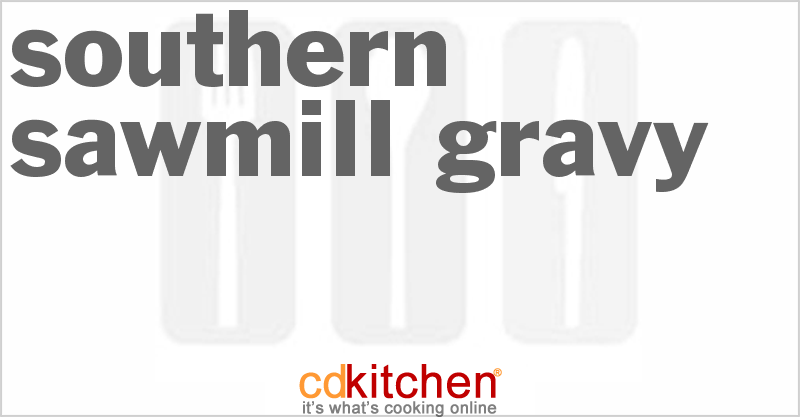 sawmill gravy recipe