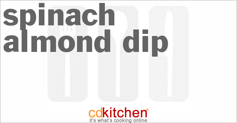 Spinach Almond Dip - CDKitchen.com