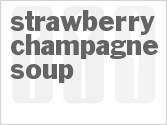 recipe for strawberry champagne soup