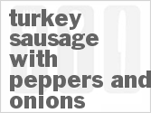 recipe for turkey sausage with peppers and onions