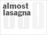 recipe for almost-lasagna