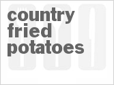 recipe for country fried potatoes