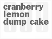recipe for cranberry lemon dump cake