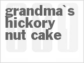 recipe for grandma's hickory nut cake