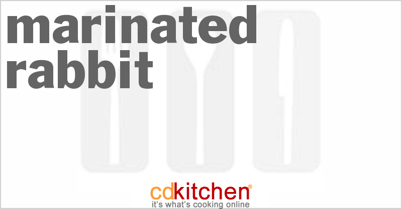 Marinated Rabbit - CDKitchen.com