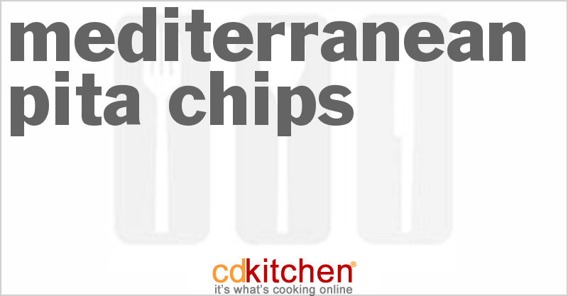 Mediterranean Pita Chips - CDKitchen.com