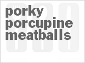 recipe for slow cooker porky porcupine meatballs