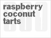 recipe for raspberry coconut tarts