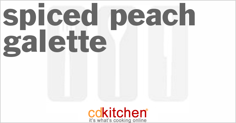 Spiced Peach Galette - CDKitchen.com