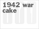 recipe for 1942 war cake