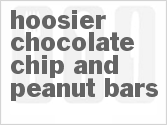 Hoosier Chocolate Chip and Peanut Bars
