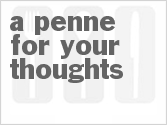 recipe for a penne for your thoughts