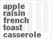 recipe for apple-raisin french toast casserole
