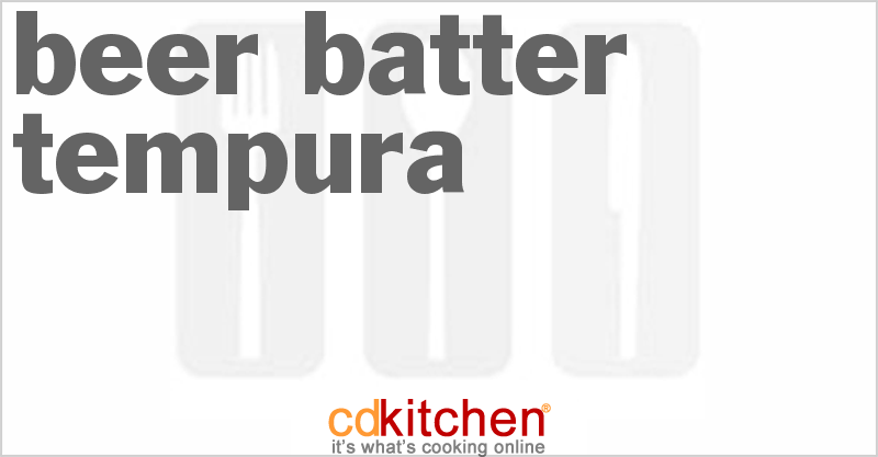 Beer-Batter Tempura - CDKitchen.com