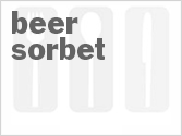 recipe for beer sorbet