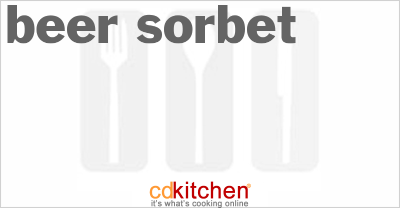 Beer Sorbet - CDKitchen.com