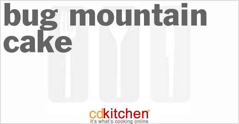 Bug Mountain Cake - CDKitchen.com