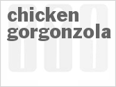 recipe for chicken gorgonzola