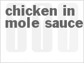 recipe for chicken in mole sauce